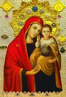 Боянская икона Божией Матери. 1991 г. (мон-рь в честь Боянской иконы Божией Матери)