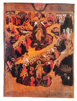 Воскресение. Сошествие во ад. Икона. Кон. 40-х – нач. 50-х гг. XVII в. (ЯХМ)